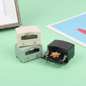 1:12 Miniatiūriniai Lėlių Modeliavimas, Mikrobangų krosnelė, Kepimo Krosnelė Modelis 