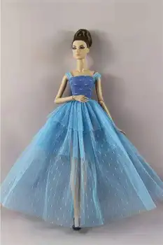1/6 BJD Doll Drabužių Mados Juoda Nėrinių Suknelė Barbie Drabužių Komplektus Princesė Šalis Suknelė Vestidoes 30cm Lėlės Priedai Žaislas