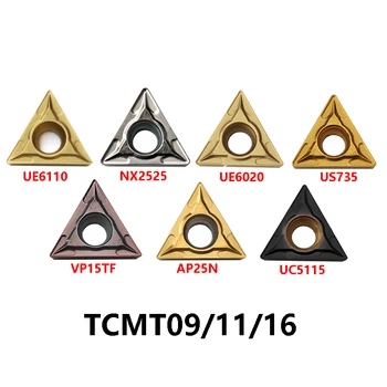 100% Originalus TCMT TCMT090204 TCMT110202 TCMT110204 TCMT110208 TCMT16T304 TCMT16T308 NX2525 UE6110 US735 Įdėklai CNC Cutter Įrankis