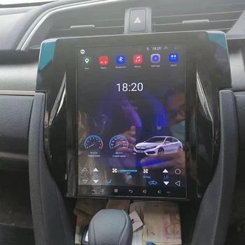 128G Tesla Ekrano Automobilio Radijo Honda CIVIC 2016 - 2022 Android Automobilio Multimedijos Vaizdo Grotuvas GPS Navigacijos DVD Galvos Vienetas Carplay
