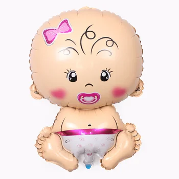 1pc Mielas Kūdikis Formą Folija Balionai mergaitė berniukas Helio Globos Baby Shower Dekoro kūdikio Gimtadienio Apdailos Balionas vaikų dovanų