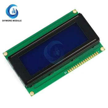 2004 m. LCD Ekranas Modulio 20*4 Simbolių Geltonas/Mėlynas Ekranas HD44780 Valdytojas 3.3 V/5V Analoginė Sąsaja Arduino
