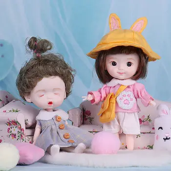 4 colių pusė lėlės 23 jungtinio kilnojamojo originali ob11 žaislas, lėlė mergaitė gimtadienio dovana lėlės lėlės lėlės, žaislai mergaitėms