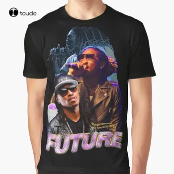 Ateityje Rap Hip-Hop, Muzikos Tee Grafinis T-Shirt Užsakymą Aldult Paauglių Unisex Skaitmeninis Spausdinimas Marškinėliai, Mados Juokingas Naujas Xs-5Xl