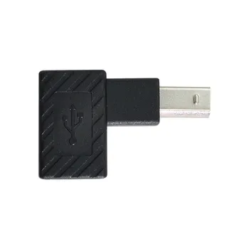 Chenyang 4Pcs USB 2.0, B Tipo Vyrų ir Moterų Extension Adapter Horizontalus Vertikalus Kampas 90 Laipsnių