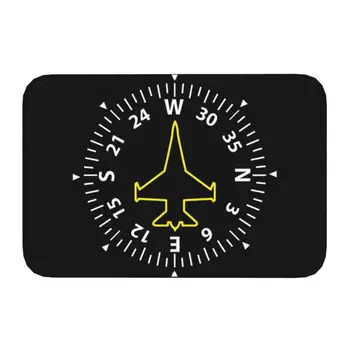 Custom Reaktyvinis Naikintuvas Pilotas Słomianka Anti-Slip Įėjimas, Vonia, Virtuvė, Durys, Grindų Kilimėlis Aviacijos Lėktuvas Aviatorius Tualetas Kilimas Kilimas