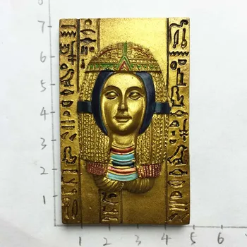 Egiptas kelionės, suvenyrai su ranka Artimuosiuose Rytuose aukso medalionas dekoratyvinis magnetas šaldytuvas lipdukai kelionių kolekcija