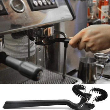 Kavos Aparato Valymo Šepetys Grouphead Teptuku Nuimamas 360° Espresso Valymo Šerių Barista Kavos Įrankis