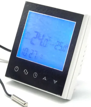LCD touch programuojamas elektrinis vandens šildymo termostatas ES