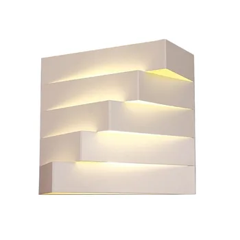 LED modernios sienos lempos asmenybės sukasi erdvėje laiptų sienos lempos salonas kambarį lovos, miegamojo šviesos armatūra