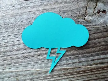 Lightning Bolt į Lietaus Debesis naudai žymes vestuvių nori medis pateikti žymeklį BABY SHOWER Gimtadienio Tuščias Korteles lable