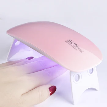 Nagų Lempa 6W Mini Nagų Džiovintuvas White Pink UV LED Lempos Nešiojamas USB Sąsają, Labai Patogu Naudoti Namuose,