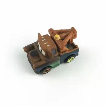 Originali Mattel Mini Q versija automobilį ip McQueen kietas sesuo Carl Juoda Audra lydinio automobilių žaislas automobilis