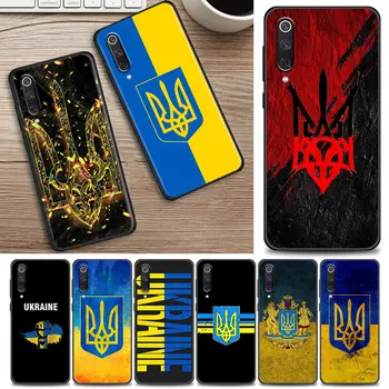 Ukraina ukrainos Vėliavos Silikono Atveju Xiaomi Mi 9Lite 8 9 9T 10 10T Lite 9SE CC9 10 Pastaba Pro Minkštas Funda Dangtis