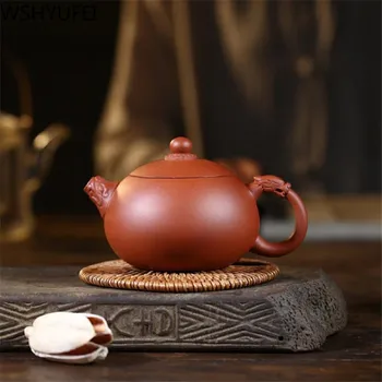 WSHYUFEI Kinijos Yixing Raudonos smėlio Xi Shi arbatinukas Raw rūdos Violetinė purvo Rankų Puodą zisha Arbatos Rinkinys 310ml Arbatos ceremonija dovanos