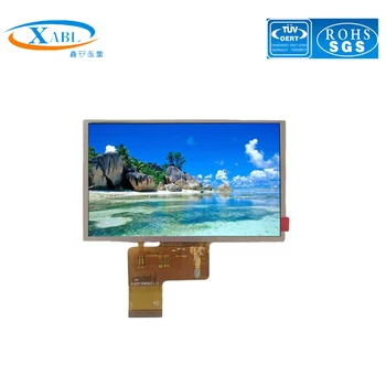 XABL 5.0 Colių LCD TFT Spalvotas Ekranas Sąsaja, Visą Vaizdą Atmintyje Ne Touch 800*480 Rezoliucija Pritaikoma