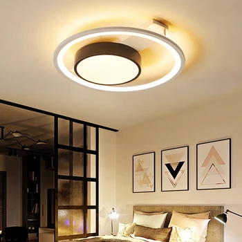 Šiuolaikinės Paprastas Miegamasis LED Stogo Apšvietimas Kambarį Tyrimą, Vonios kambarys, Individualus Apšvietimas, Lubų Lempa