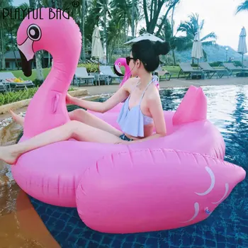 Žaismingas maišelį Vandens pripučiami dideli pink flamingo plūduriuojantis eilės flamingo sofa-Pripučiami Vasaros baseinas, žaislų, E83